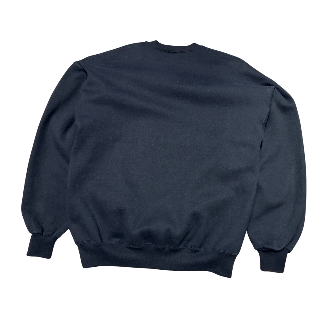 Black Upcycled Timeless Crewneck