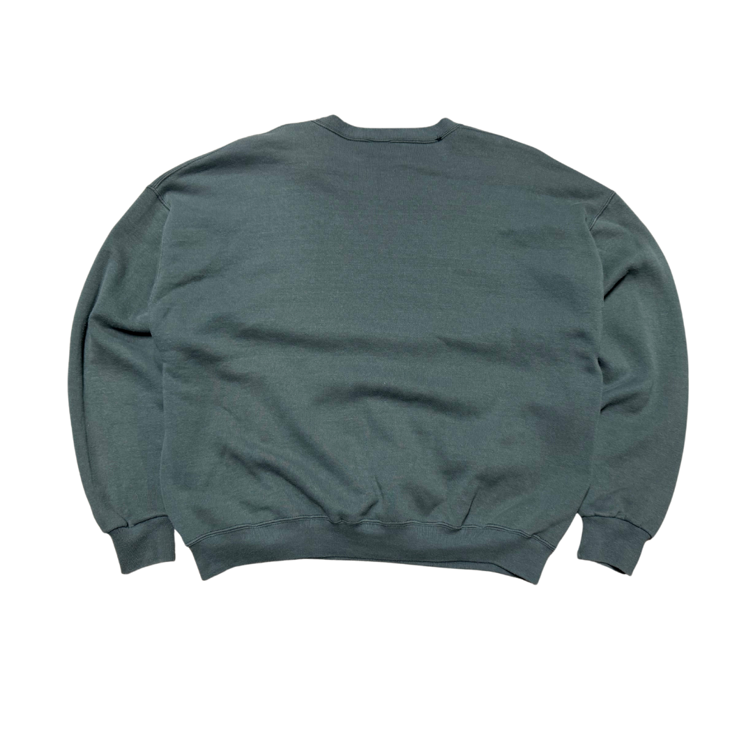 Green Upcycled Timeless Crewneck