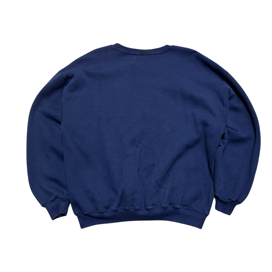 Navy Upcycled Timeless Crewneck