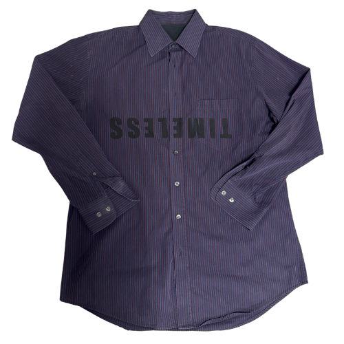 Purple Upcycled Dress Shirt