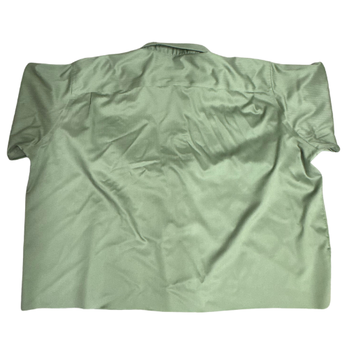 Green Upcycled Dress Shirt