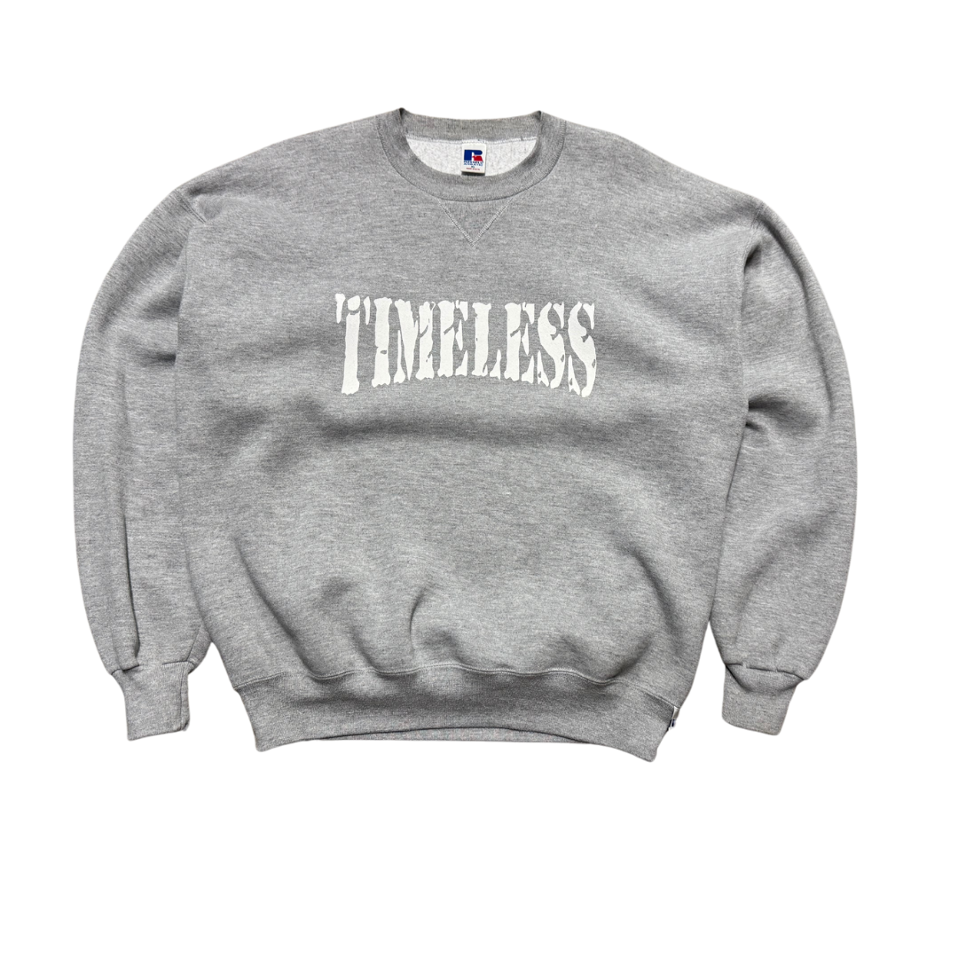 Grey Upcycled Timeless Crewneck