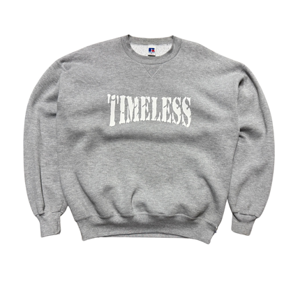 Grey Upcycled Timeless Crewneck