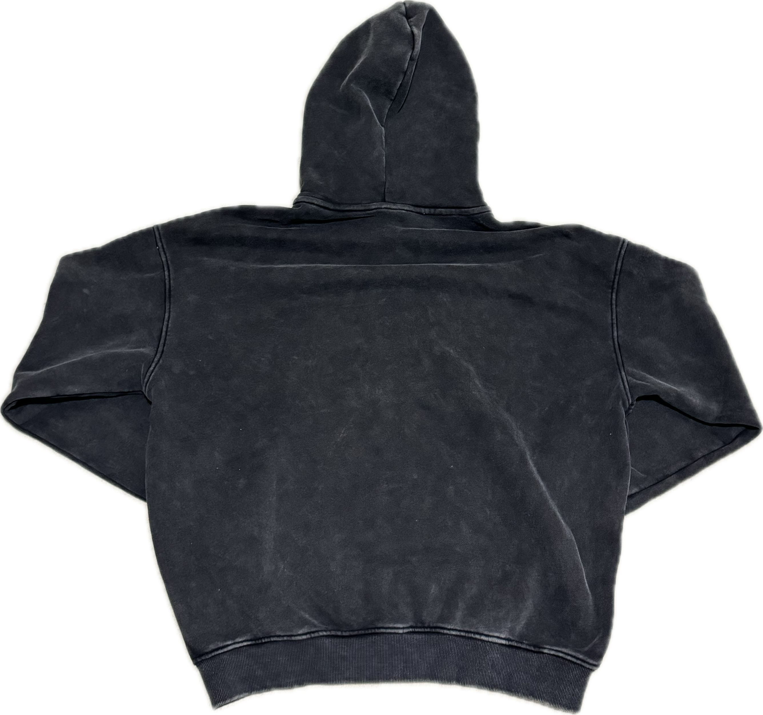 24Seven Washed Black Hoodie